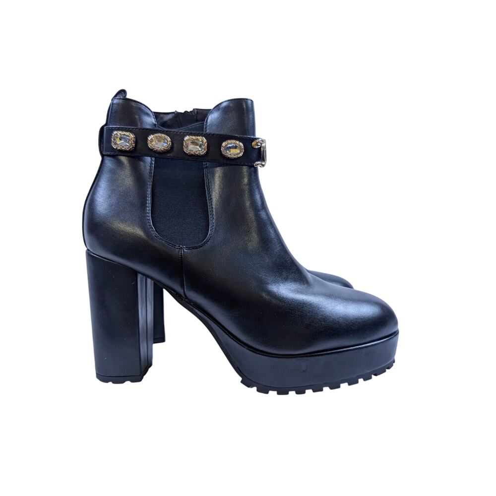 Juicy Couture Python Womens 9 Block Heel Zip Up A… - image 5